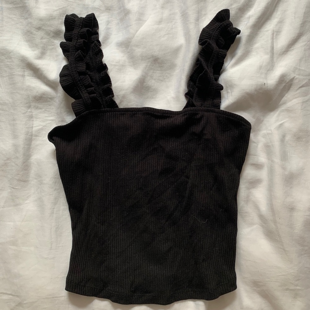Dynamite Black Crop Top